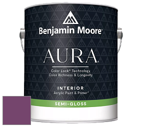 Benjamin Moore Aura 528 Waterborne Interior Semi-gloss Finish краска цвет NCS S 4050-R40B 