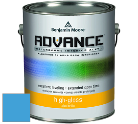 Benjamin Moore 794 Advance Interior Paint-High Gloss глянцевая алкидная эмаль цвет 2066-40 Rocky Mountain Sky