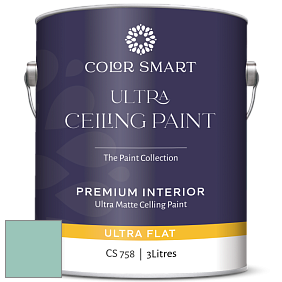 COLOR SMART CS 758 ULTRA CEILING PAINT ультраматовая краска цвет 2040-50 Hazy Blue
