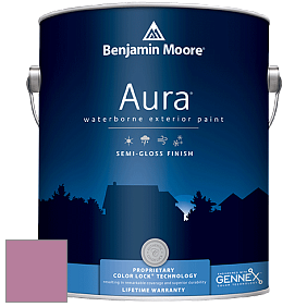 Benjamin Moore Aura 632 Waterborne Exterior Semi-Gloss Finish краска цвет 2083-40 Begonia