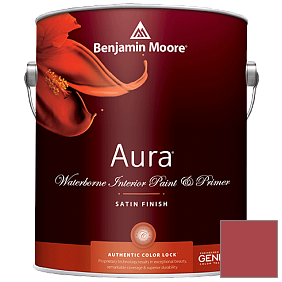 Краска Aura Waterborne Interior Satin Finish (526) цвет 1322 Ladybug Red
