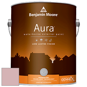 Benjamin Moore Aura 634 Waterborne Exterior Low Lustre Finish краска цвет 1255 Pink Panther