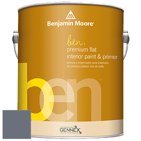 Benjamin Moore Ben W625 Premium Interior Latex Flat краска цвет NCS S 6010-R70B 