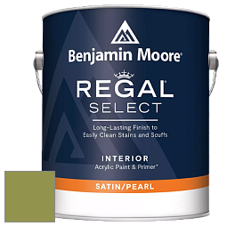 Benjamin Moore 550 Regal Select Waterborne Interior Pearl Finish краска цвет NCS S 3050-G50Y 