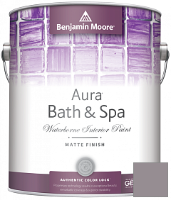 Краска Benjamin Moore Aura Bath & Spa Interior Paint Matte Finish (532) цвет 1454 Sleepy Hollow