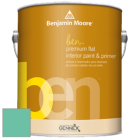 Benjamin Moore Ben W625 Premium Interior Latex Flat краска цвет 606 Island Paradise