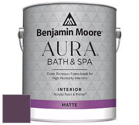 Benjamin Moore Aura 532 Bath & Spa Waterborne Interior Paint Matte Finish краска цвет NCS S 6030-R40B 