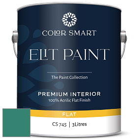 COLOR SMART CS 745 ELIT PAINT глубокоматовая моющаяся краска цвет NCS S 4040-B80G 