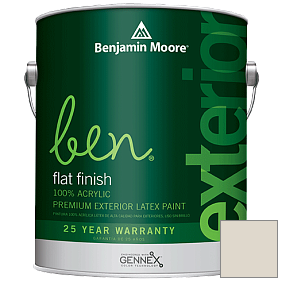 Краска Ben Waterborne Exterior Flat Finish (541) цвет 981 Wind's Breath