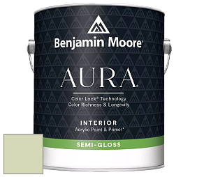 Benjamin Moore Aura 528 Waterborne Interior Semi-gloss Finish краска цвет 535 Soothing Green