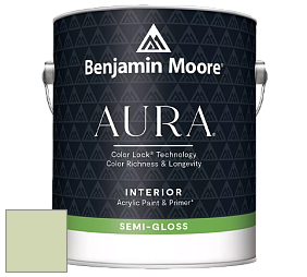 Benjamin Moore Aura 528 Waterborne Interior Semi-gloss Finish краска цвет 541 Veranda View