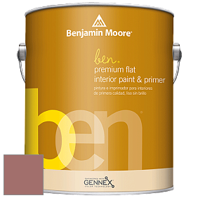 Benjamin Moore Ben W625 Premium Interior Latex Flat краска цвет 2092-40 Texas Rose