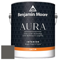 Benjamin Moore Aura 526 Waterborne Interior Satin Finish покрытие цвет NCS S 7502-Y 