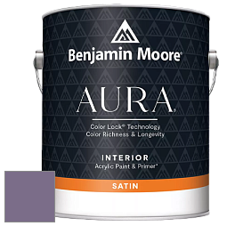 Benjamin Moore Aura 526 Waterborne Interior Satin Finish покрытие цвет 1385 Cupid's Dart