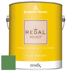 Benjamin Moore 547 Regal Select Waterborne Interior Flat Finish краска цвет 2034-30 Grassy Fields