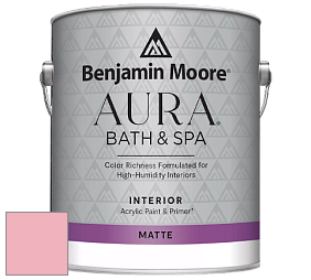 Benjamin Moore Aura 532 Bath & Spa Waterborne Interior Paint Matte Finish краска цвет 1311 Confetti