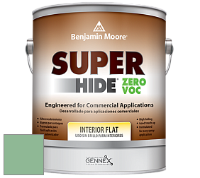 Benjamin Moore 355 Super Hide Zero Voc Interior Flat краска цвет NCS S 2030-G10Y 