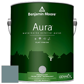 Benjamin Moore Aura 629 Waterborne Exterior Flat Finish краска цвет AF-505 
