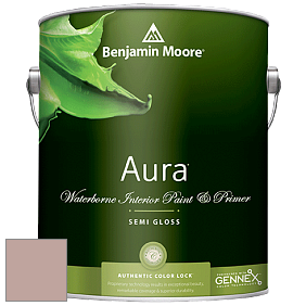 Benjamin Moore Aura 528 Waterborne Interior Semi-gloss Finish краска цвет 2099-50 CafÃ© Mocha