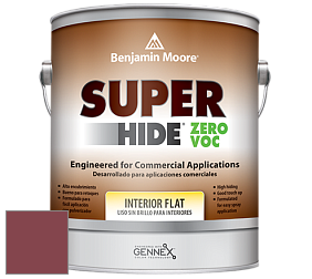 Benjamin Moore 355 Super Hide Zero Voc Interior Flat краска цвет AF-295 
