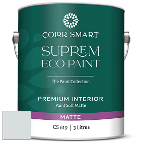 COLOR SMART CS 619 SUPREM ECO PAINT матовая краска цвет 2130-70 Seattle Gray