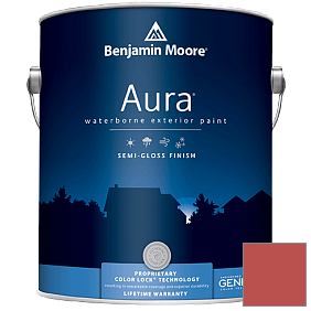 Краска Aura Waterborne Exterior Semi-Gloss Finish (632) цвет 1307 Geranium