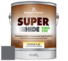 Benjamin Moore 355 Super Hide Zero Voc Interior Flat краска цвет 1616 Stormy Sky