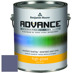 Benjamin Moore 794 Advance Interior Paint-High Gloss глянцевая алкидная эмаль цвет 2069-30 Darkest Grape