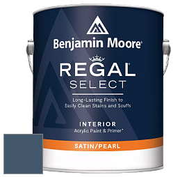 Benjamin Moore 550 Regal Select Waterborne Interior Pearl Finish краска цвет 1680 Hudson Bay