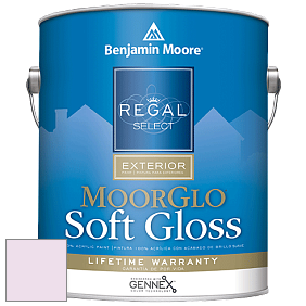 Benjamin Moore W096 Regal Select Exterior Paint-Moor GloSoft Gloss Finish краска цвет 2074-70 Easter Bonnet