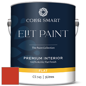 COLOR SMART CS 745 ELIT PAINT глубокоматовая моющаяся краска цвет RAL 2002 