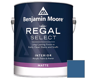 Краска Regal Select Interior Paint - Matte (548) цвет 798 Blue Suede Shoes