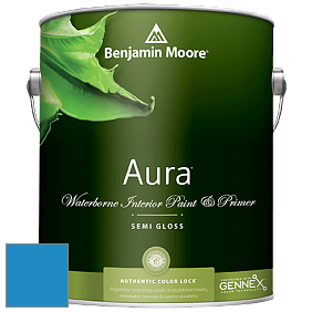 Benjamin Moore Aura 528 Waterborne Interior Semi-gloss Finish краска цвет NCS S 2060-R90B 