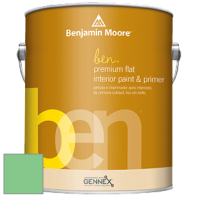 Benjamin Moore Ben W625 Premium Interior Latex Flat краска цвет NCS S 1050-G10Y 