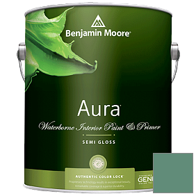 Краска Aura Waterborne Interior Semi-gloss Finish (528) цвет 642 Palm Trees