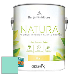 Benjamin Moore 514 Natura Interior Semi-Gloss Finish краска цвет 2046-50 Scuba Green
