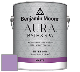 Benjamin Moore Aura 532 Bath & Spa Waterborne Interior Paint Matte Finish краска цвет NCS S 2040-R50B 