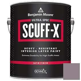 Краска Benjamin Moore 486 Ultra Spec SCUFF-X Interior Satin Finish краска цвет 1448 Frozen in Time