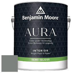 Benjamin Moore Aura 528 Waterborne Interior Semi-gloss Finish краска цвет NCS S 5502-G 
