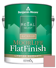 Краска Regal Select Exterior Paint-MoorLife Flat Finish (W105) цвет 2090-50 Tender Pink