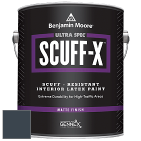 Benjamin Moore 484 Ultra Spec SCUFF-X Interior Matte Finish краска цвет NCS S 8010-R90B 
