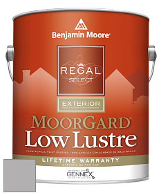 Benjamin Moore W103 Regal Select Exterior Paint-MoorGard Low Lustre Finish краска цвет 1460 Silver Dollar