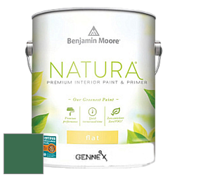 Benjamin Moore 514 Natura Interior Semi-Gloss Finish краска цвет 2040-20 Green Meadows