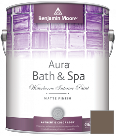 Краска Benjamin Moore Aura Bath & Spa Interior Paint Matte Finish (532) цвет 1000 Northwood Brown