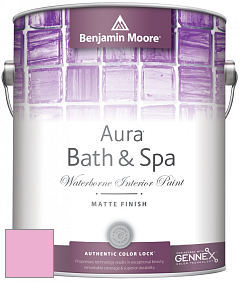 Benjamin Moore Aura 532 Bath & Spa Waterborne Interior Paint Matte Finish краска цвет NCS S 0540-R30B 