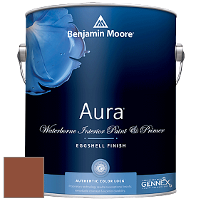 Benjamin Moore Aura 524 Waterborne Interior Eggshell Finish краска цвет NCS S 4550-Y60R 