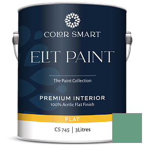 Краска COLOR SMART CS 745 ELIT PAINT глубокоматовая моющаяся краска цвет 622 Alpine Trail
