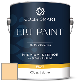 COLOR SMART CS 745 ELIT PAINT глубокоматовая моющаяся краска цвет 2017-50 Yellow Haze