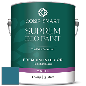 COLOR SMART CS 619 SUPREM ECO PAINT матовая краска цвет 2058-30 Deep Ocean