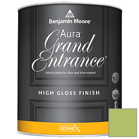 Краска Aura Grand Entrance High Gloss (148) цвет 412 Springhill Green